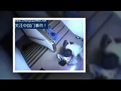 คลิปหลุดจากกล้องวงจรปิด สาวออฟฟิศโดนไอ้หื่นฉุดข่มขืนตรงทางเดินบันไดหนีไฟ ของจริง